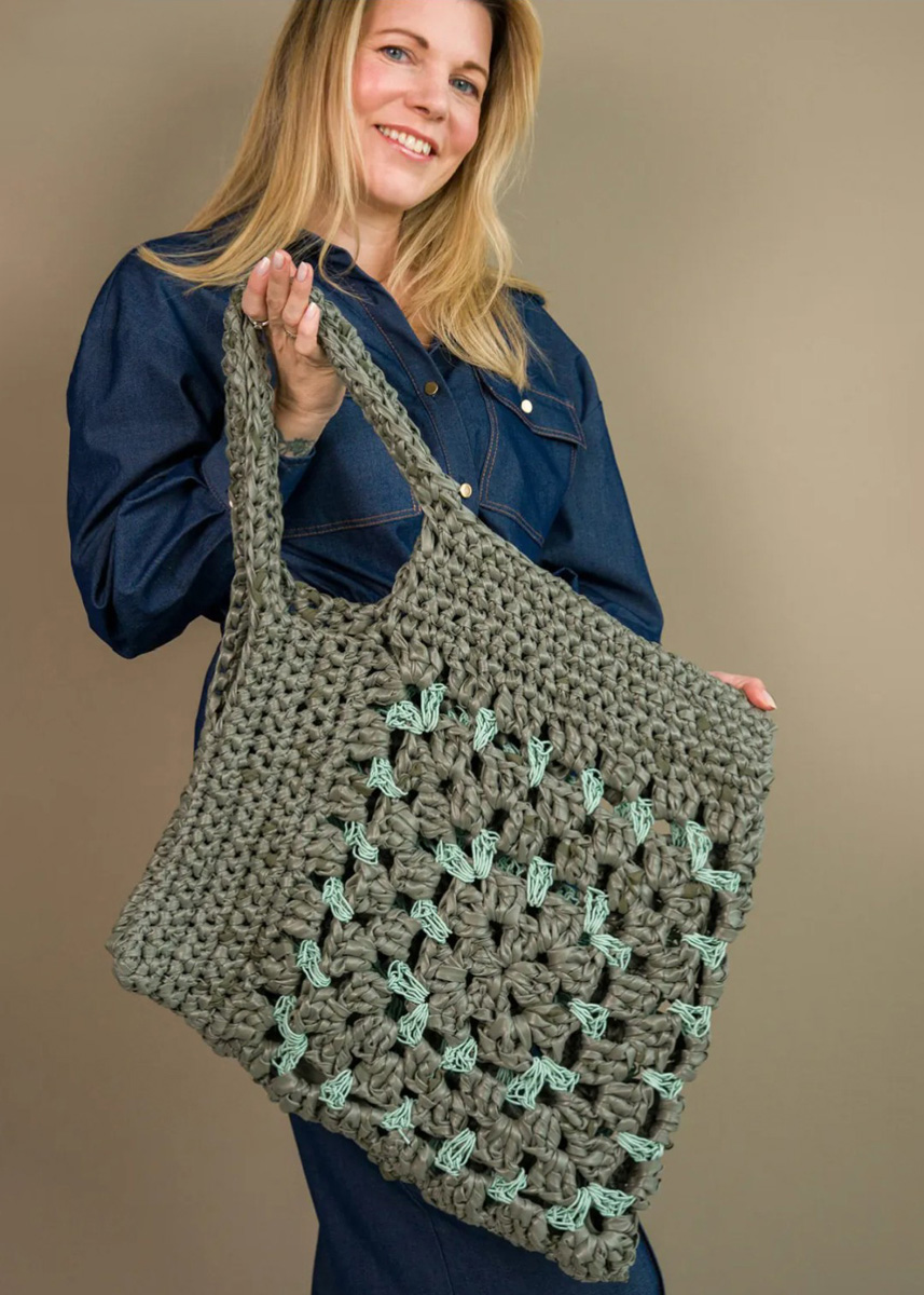 HÄKELTASCHE The Loop & The Core von Lana Grossa