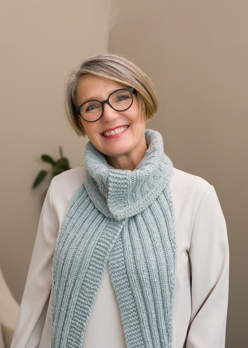 OFFENER LOOP-SCHAL IM RIPPENMUSTER Alta Moda Cashmere 16 von Lana Grossa