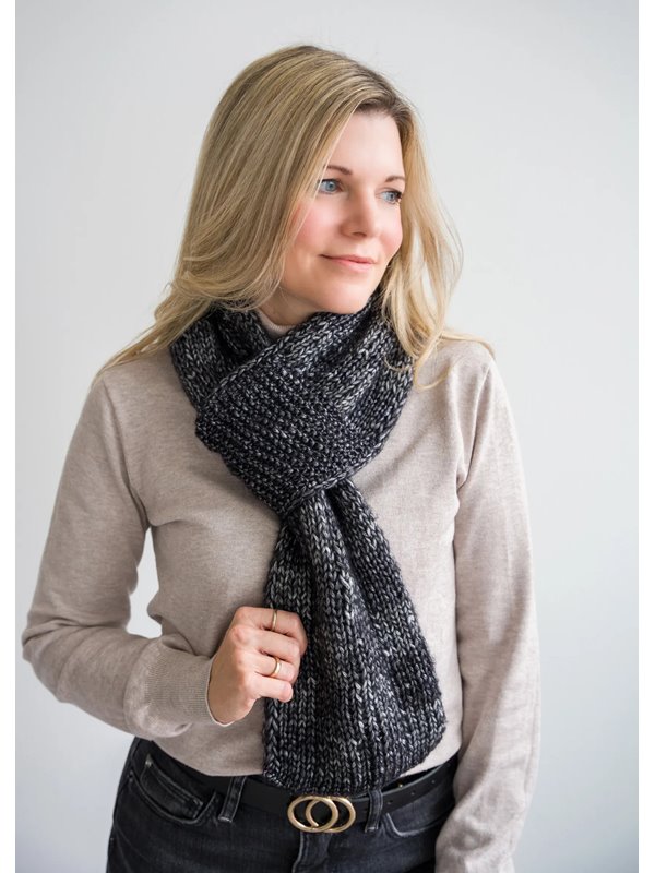 Lana Grossa SCHAL in Doppelstrick-Technik Twinny & Lucida