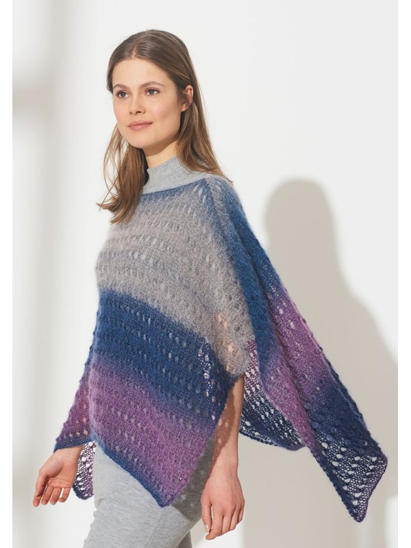 Lana Grossa KURZPONCHO Silkhair Degradé