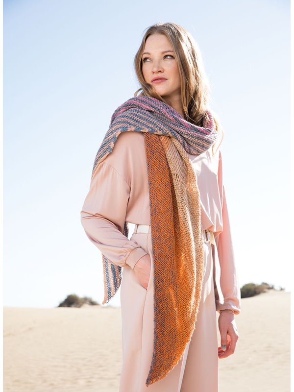 Lana Grossa DREIECKTUCH/SCHAL Shades of Merino Cotton