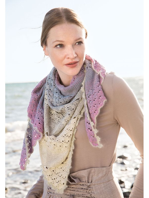 Lana Grossa DREIECKTUCH Shades of Cotton Linen/Silkhair Lusso