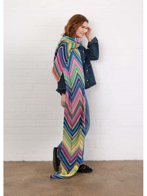 Lana Grossa ZICK-ZACK-SCHAL Farfalla