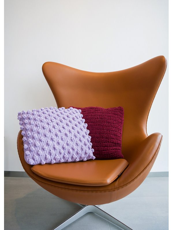 Lana Grossa KISSEN MIT KORBFLECHTMUSTER The Look