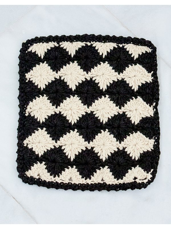 Lana Grossa TOPFLAPPEN IM MUSCHELMUSTER Star