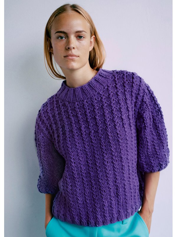 Lana Grossa KURZARM-PULLOVER Woohoo