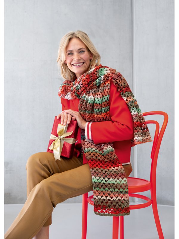 Lana Grossa HÄKELSTOLA Gomitolo (Christmas Edition Lurex)