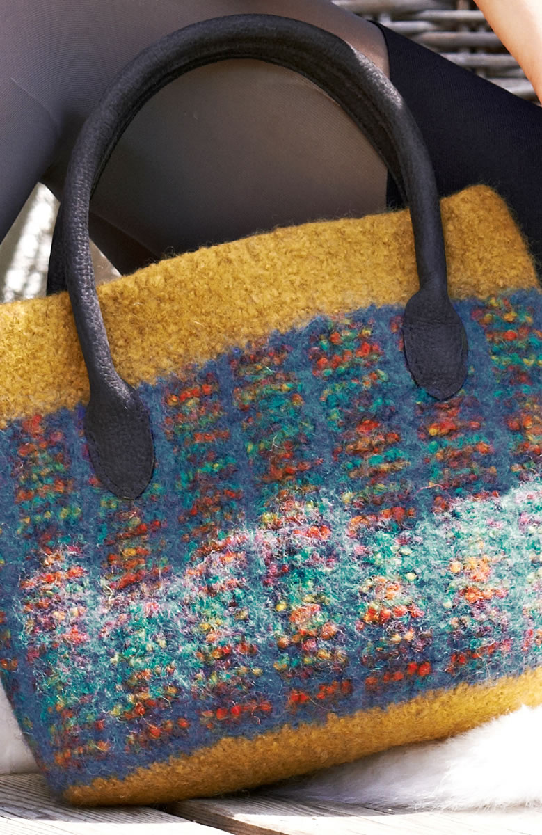 Lana Grossa TASCHE Feltro uni/Spectra STRICK FILZ