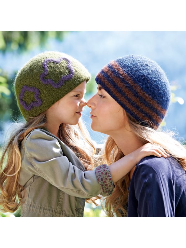 Lana Grossa MÜTZE MIT STREIFEN Feltro