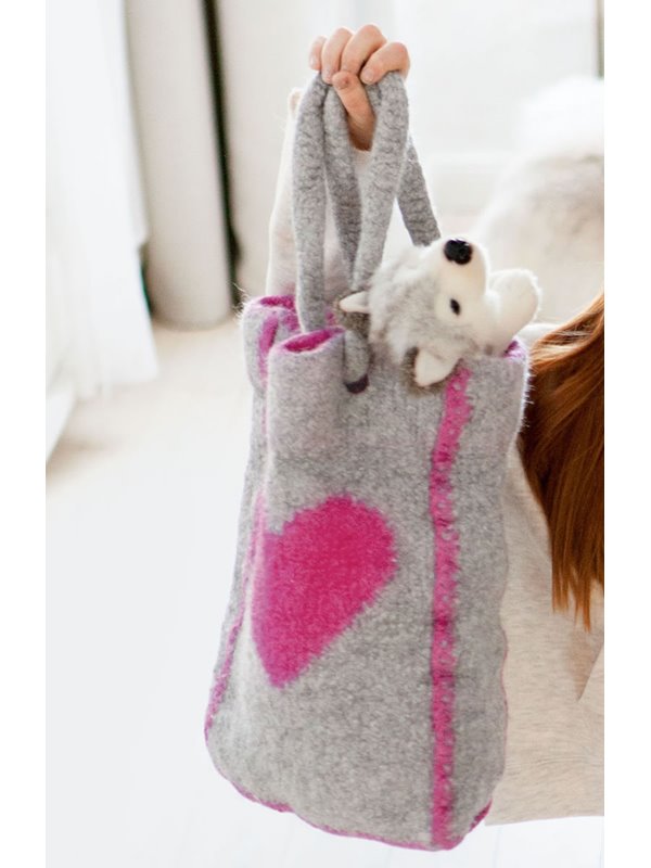 Lana Grossa SHOPPER MIT HERZ Feltro