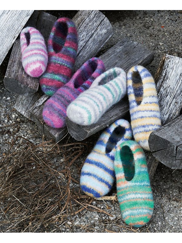 Lana Grossa FILZHAUSSCHUHE Feltro Print