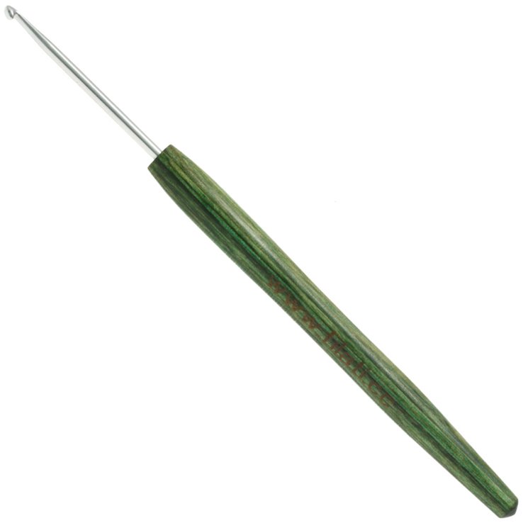Lana Grossa Wollhäkelnadel Alu mit Holzgriff Design-Holz Signal St. 2,5
