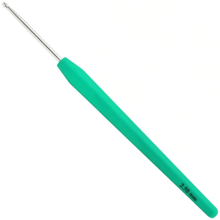 Lana Grossa Wollhäkelnadel Design Color (mit Softgriff) St. 2,5