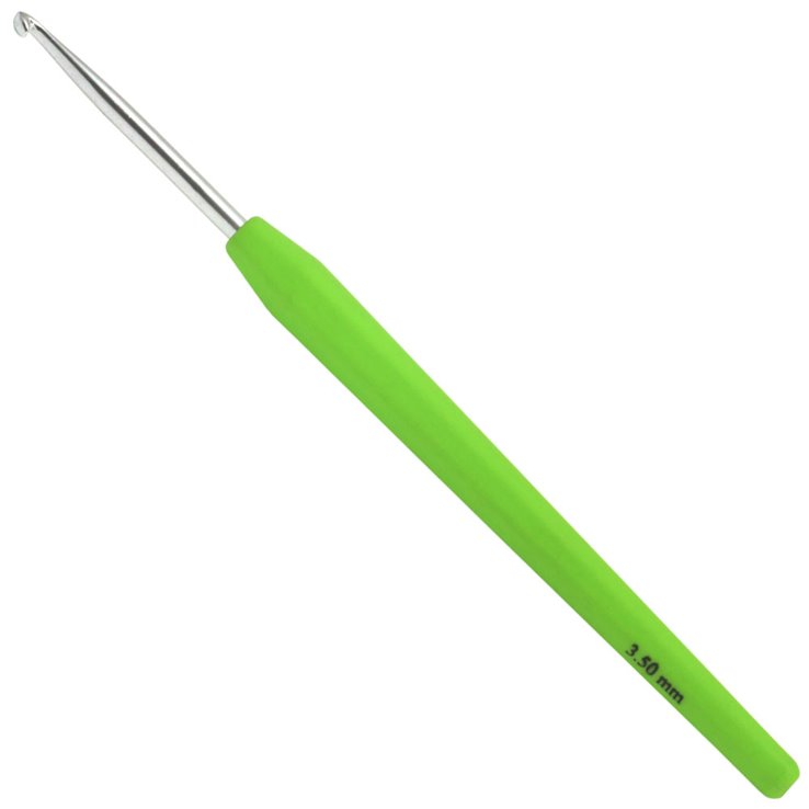 Lana Grossa Wollhäkelnadel Design Color (mit Softgriff) St. 3,5