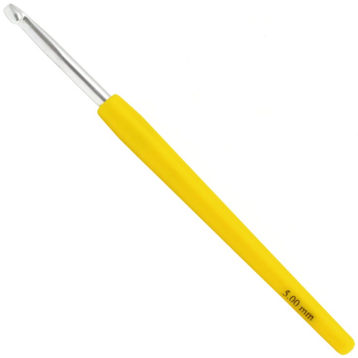 Lana Grossa Wollhäkelnadel Design Color (mit Softgriff) St. 5,0