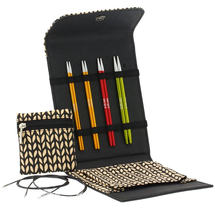 Lana Grossa Nadel-Set Aluminium Rainbow Klein (Schwarz)