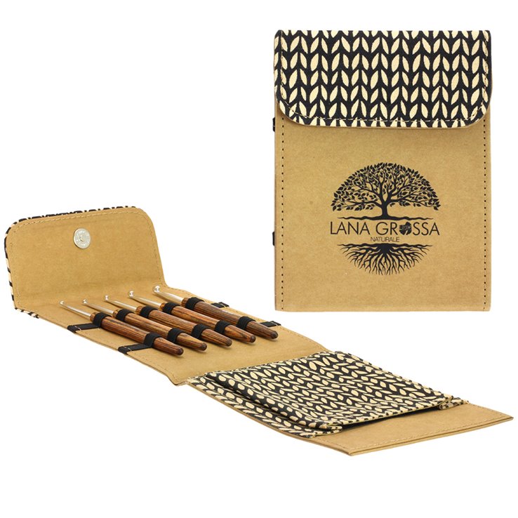 Lana Grossa Wollhäkelnadel-Set Naturale