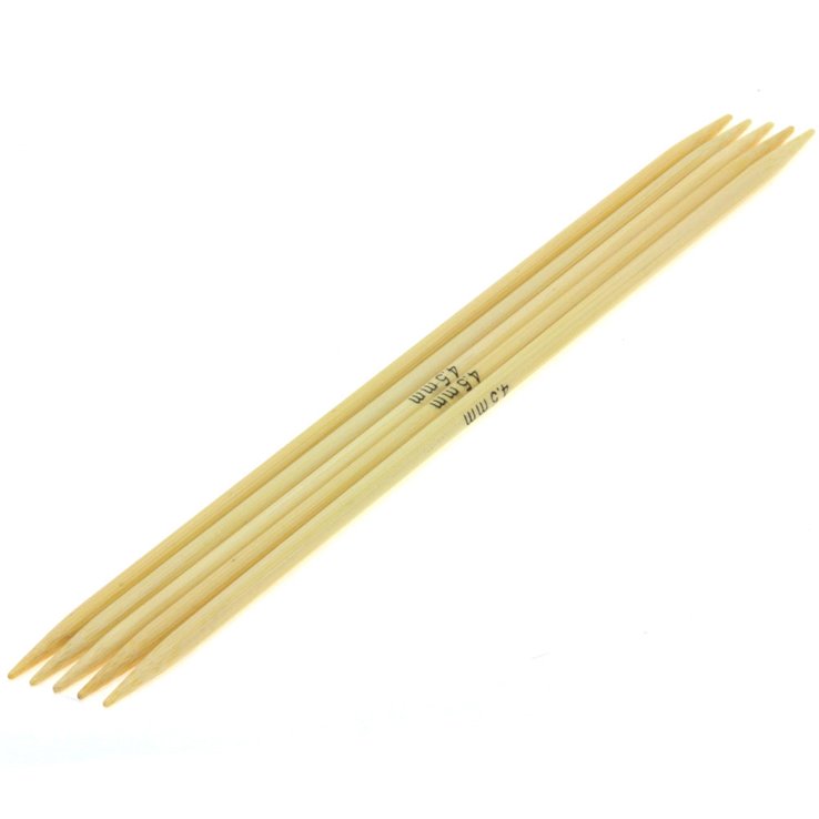 Lana Grossa Strumpfstricknadel Bambus St. 4,5/20cm