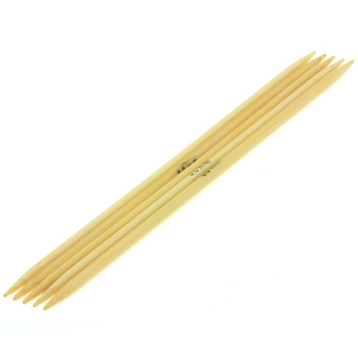 Lana Grossa Strumpfstricknadel Bambus St. 5,0/20cm