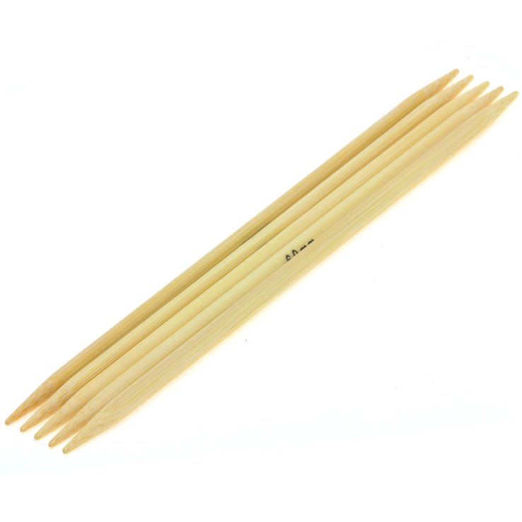 Lana Grossa Strumpfstricknadel Bambus St. 6,0/20cm