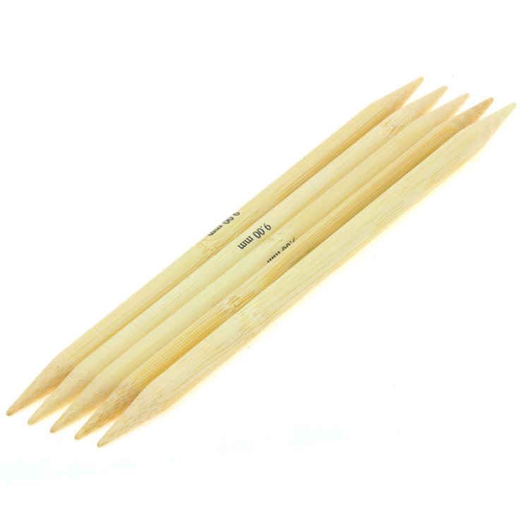 Lana Grossa Strumpfstricknadel Bambus St. 9,0/20cm