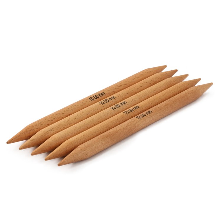 Lana Grossa Strumpfstricknadel Buche (Tanja Steinbach Edition) St.10,0/20cm