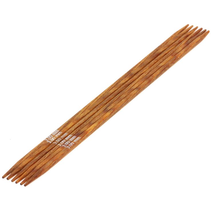 Lana Grossa Strumpfstricknadel Design-Holz Quattro St. 3,0/15cm