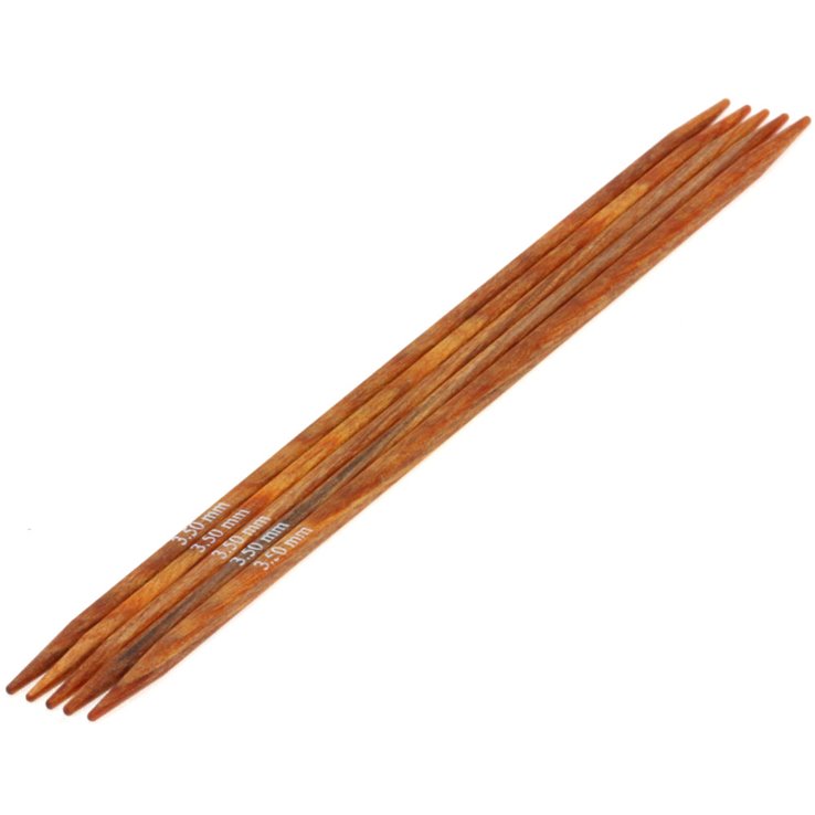 Lana Grossa Strumpfstricknadel Design-Holz Quattro St. 3,5/15cm