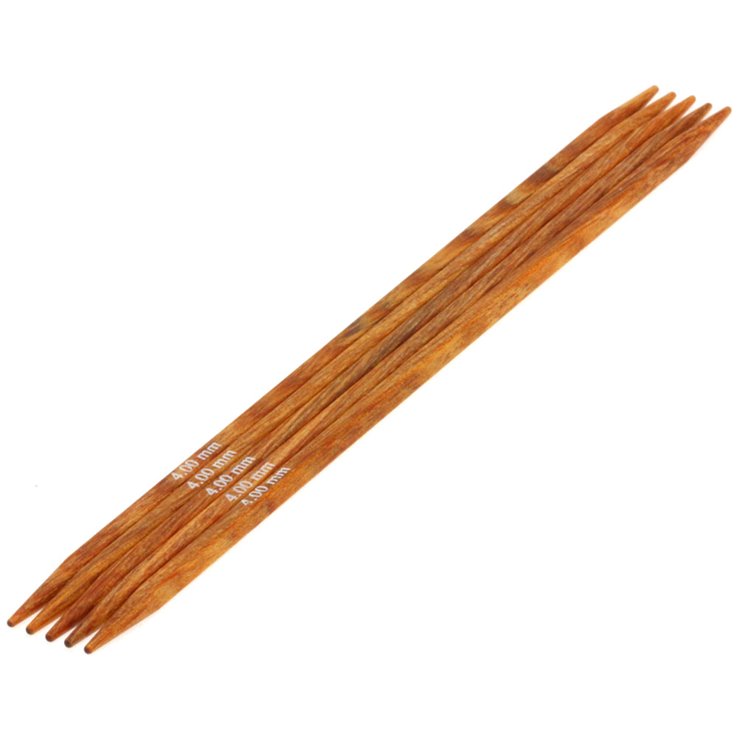 Lana Grossa Strumpfstricknadel Design-Holz Quattro St. 4,0/15cm