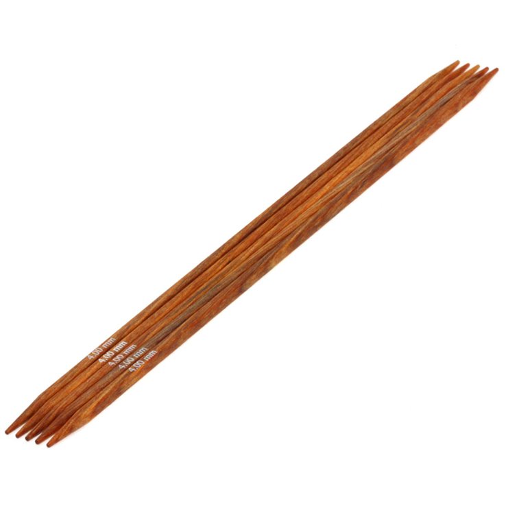Lana Grossa Strumpfstricknadel Design-Holz Quattro St. 4,0/20cm