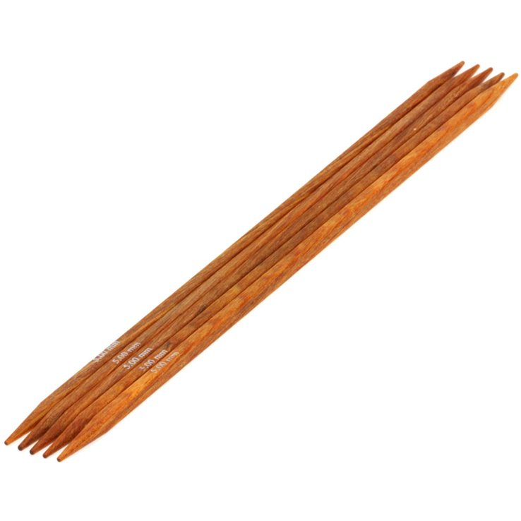 Lana Grossa Strumpfstricknadel Design-Holz Quattro St. 5,0/20cm