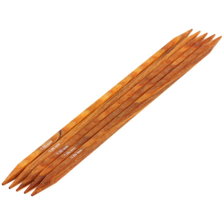 Lana Grossa Strumpfstricknadel Design-Holz Quattro St. 7,0/20cm