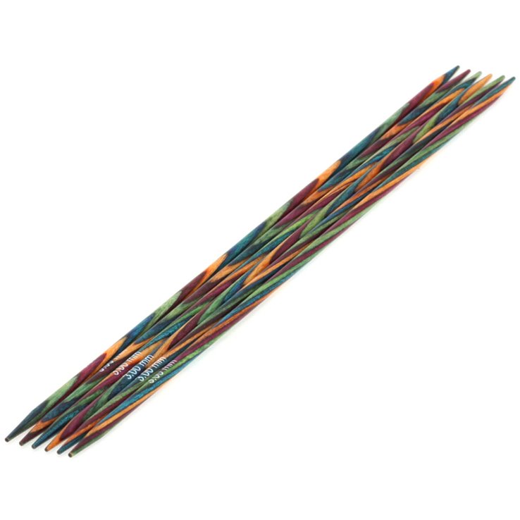 Lana Grossa Strumpfstricknadel Design-Holz Color St. 3,0/20cm