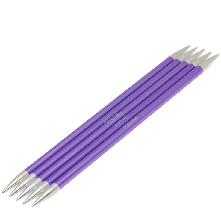 Lana Grossa Strumpfstricknadel Aluminium Rainbow St. 6,5/20cm