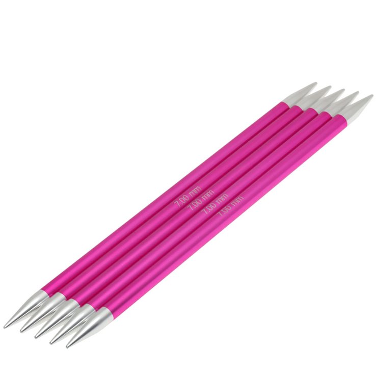 Lana Grossa Strumpfstricknadel Aluminium Rainbow St. 7,0/20cm