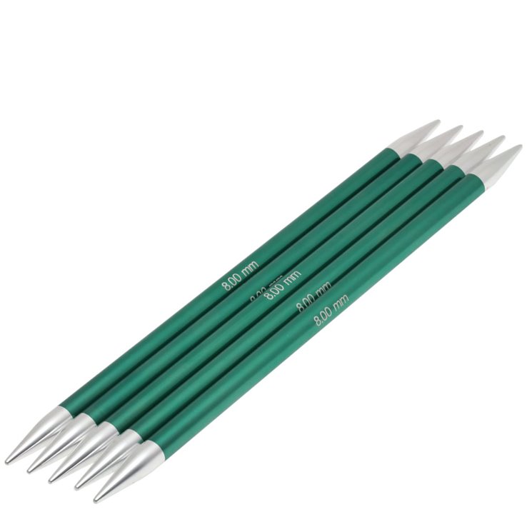 Lana Grossa Strumpfstricknadel Aluminium Rainbow St. 8,0/20cm