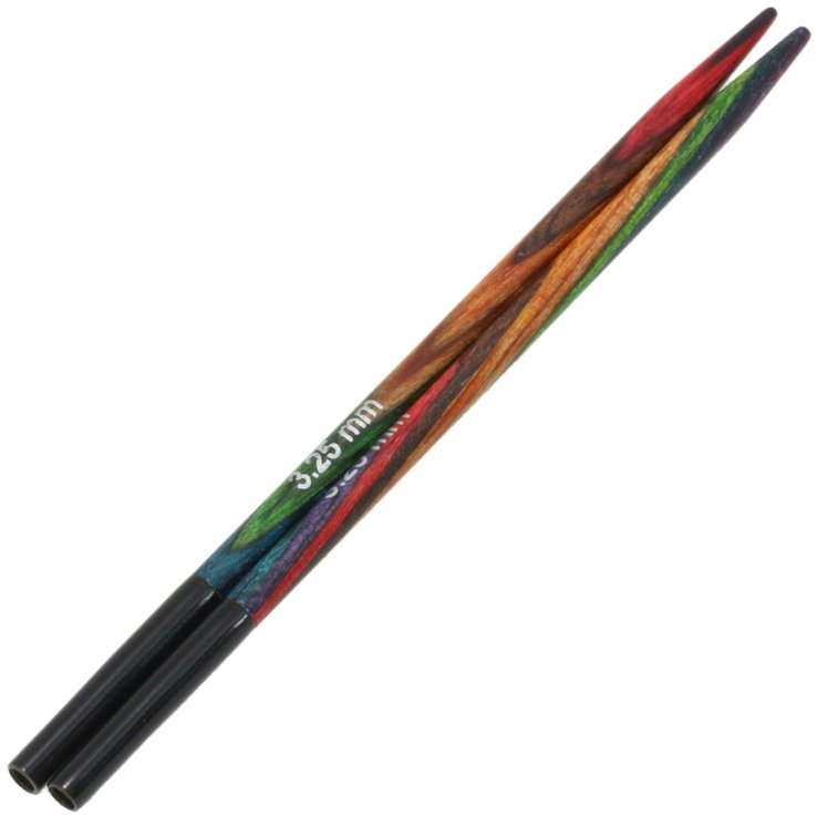 Lana Grossa Nadelspitzen Vario Design-Holz Color St. 3,25 kurz