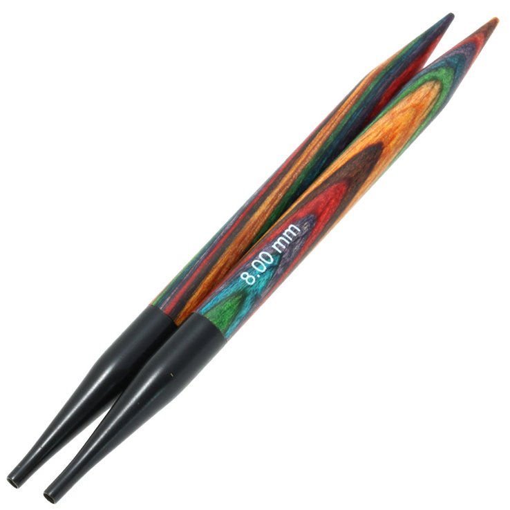 Lana Grossa Nadelspitzen Vario Design-Holz Multicolor St. 8,0