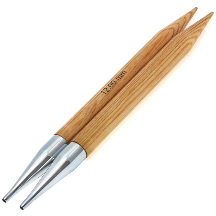 Lana Grossa Nadelspitzen Vario Design-Holz Natur St.12,0
