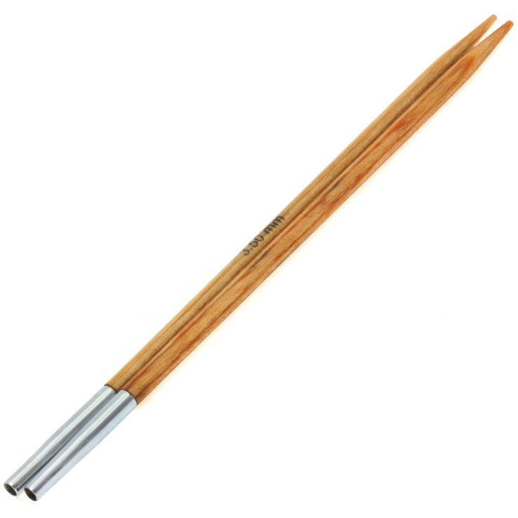 Lana Grossa Nadelspitzen Vario Design-Holz Natur St. 3,5