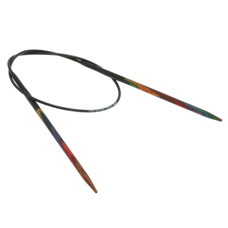 Lana Grossa Rundstricknadel Design-Holz Color St. 3,5/40cm
