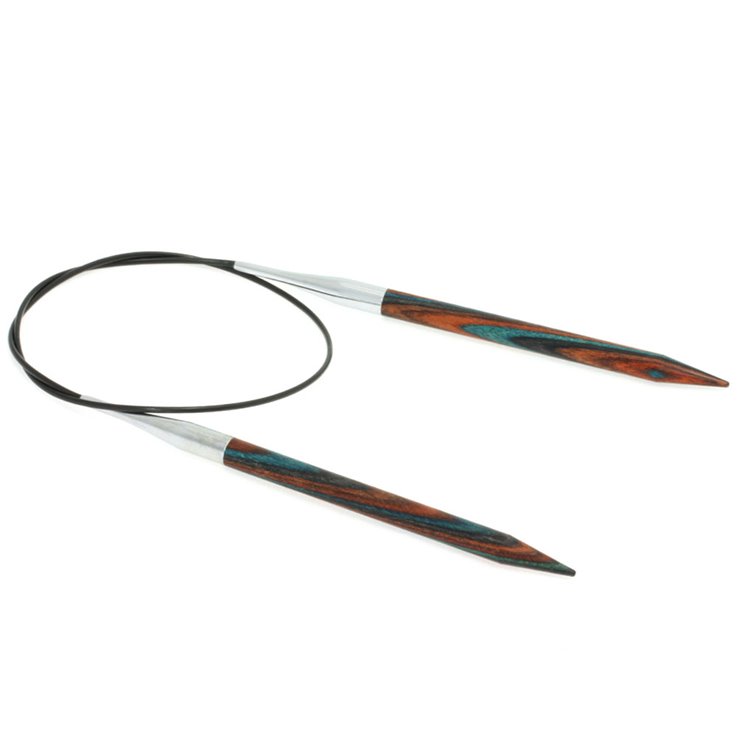 Lana Grossa Rundstricknadel Design-Holz Color St. 7,0/60cm