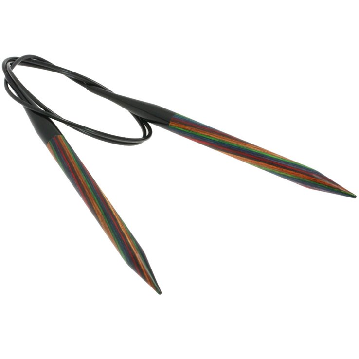 Lana Grossa Rundstricknadel Design-Holz Color St.10,0/80cm