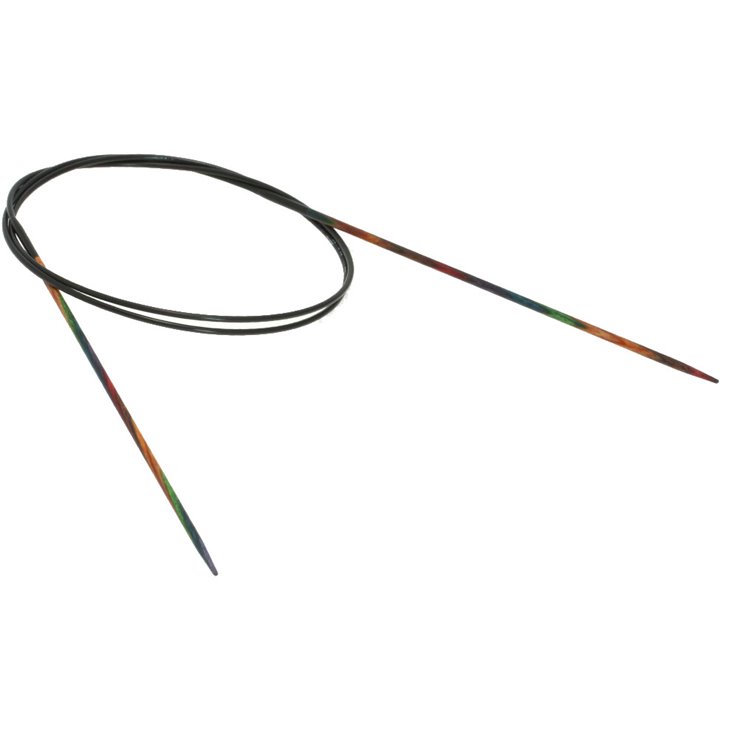 Lana Grossa Rundstricknadel Design-Holz Color St. 2,0/80cm