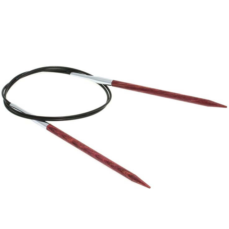Lana Grossa Rundstricknadel Design-Holz Color St. 5,0/80cm