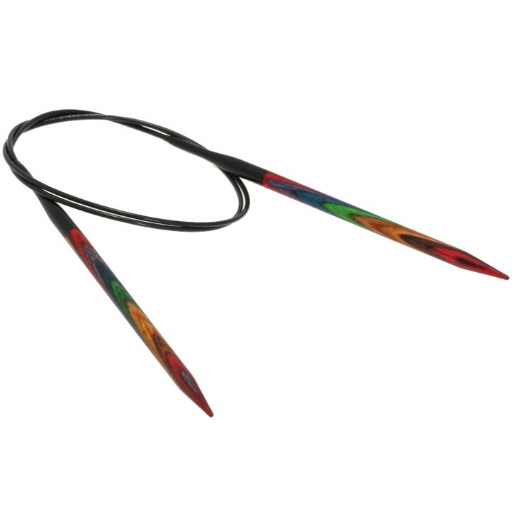 Lana Grossa Rundstricknadel Design-Holz Color St. 5,5/80cm