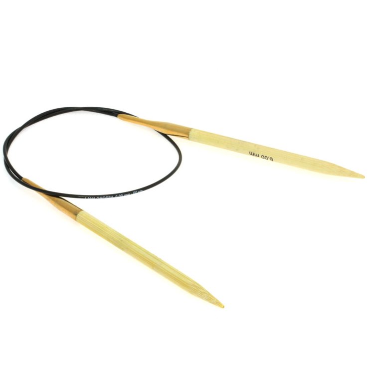 Lana Grossa Rundstricknadel Bambus  St. 6,0/60cm