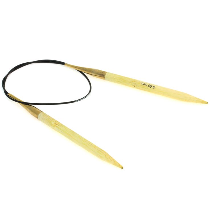 Lana Grossa Rundstricknadel Bambus St. 8,0/60cm