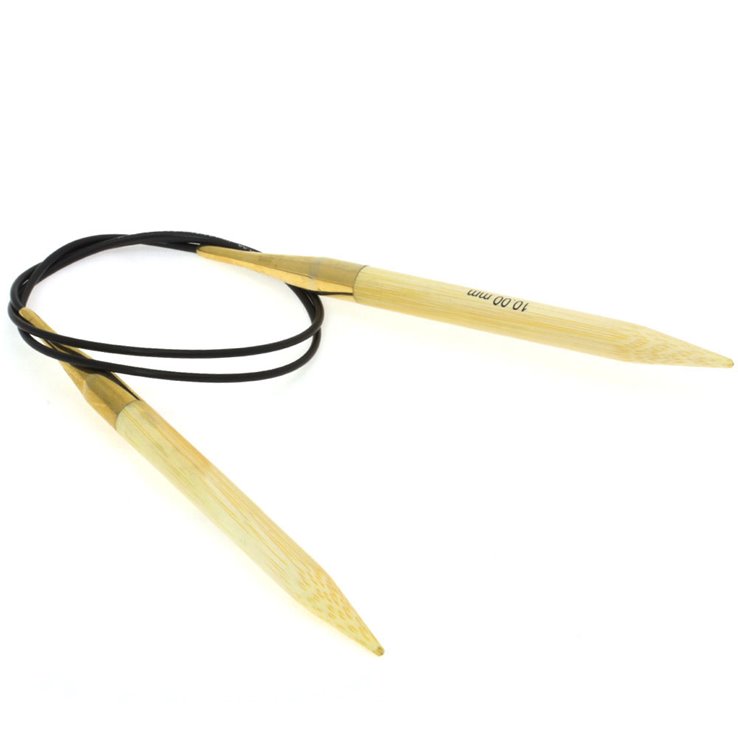 Lana Grossa Rundstricknadel Bambus  St.10,0/80cm