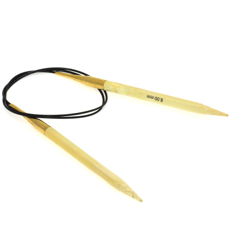 Lana Grossa Rundstricknadel Bambus St. 8,0/80cm